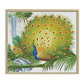 Stamped Cross Stitch Kit Pre-Printed  Pattern Embroidery 83x75cm