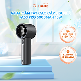 Mua Quạt Cầm Tay Cao Cấp JISULIFE Pro1 S (FA53 PRO) 18W Sạc Nhanh - Sử Dụng Lên Đến 15H - Hàng Chính Hãng