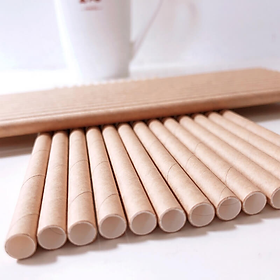 Mua 100 Ống Hút Giấy Kraft Phi 6 Dùng Uống Sinh Tố - Trà Chanh - Trà Sữa