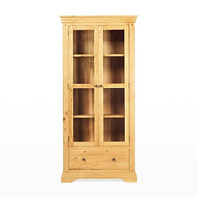 Mua Tủ Trưng Bày 2 Cánh Kính Victoria Gỗ Sồi IBIE (90 x 40 x 180 cm)
