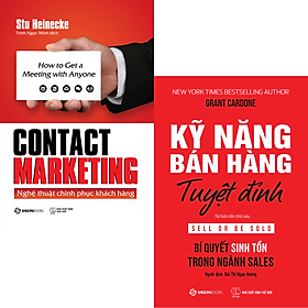 SÁCH: Combo CONTACT MARKETING: Nghệ thuật chinh phục khách hàng + Kỹ năng bán hàng tuyệt đỉnh