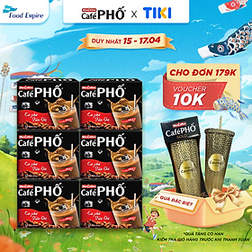 Combo 6 hộp Cà phê phố Sữa Đá - Maccoffee (hộp 10 gói x 24g)