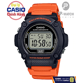 Đồng Hồ Nam Dây Nhựa Casio Standard W-219H-4A Chính Hãng - W-219H-4AVDF