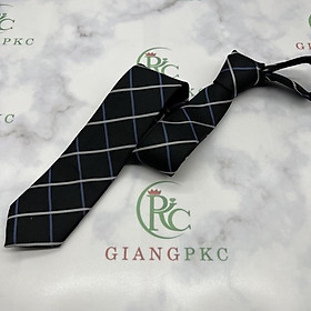 Cà vạt nam đen 6cm Giangpck