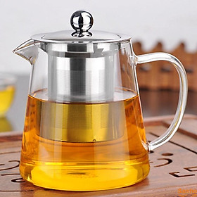 Mua Ấm pha trà thuỷ tinh cao cấp chịu nhiệt 1170ml