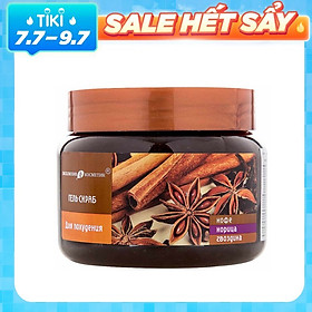 Gel quế hồi tẩy tế bào chết cơ thể Eksklyuziv Kosmetik gel scrub coffee cinanmon cloves 380 gr