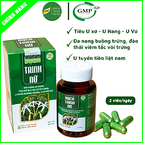 BẠCH TRINH NỮ tiêu hết u nang, đa nang buồng trứng, u xơ tử cung, u vú an toàn lành tính [50 viên]