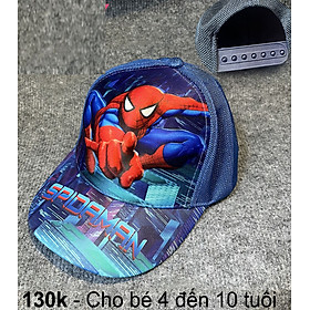 Nón bé trai in nổi hình 3D siêu nhân người nhện - Spider Man 2 cho bé trai