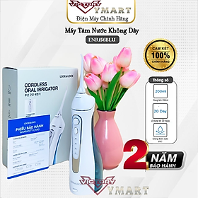 Máy Tăm Nước Không Dây LocknLock Cordless Oral Irrigator ENR156BLU - Màu Xanh Da Trời