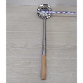Mua Vá xào inox cán gỗ nhiều size