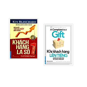 Sách - Combo Khi khách hàng lên tiếng  + Khách hàng là số một  - First News