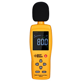 SMART SENSOR AS834+ Digital Sound Level Meter Digital Noisemeter LCD Sound Level Meter 30-130dB Noise Volume Measuring
