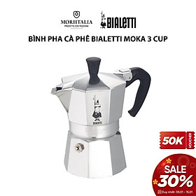 Bình Pha Cà Phê Bialetti Moka 3 Cup 990001162