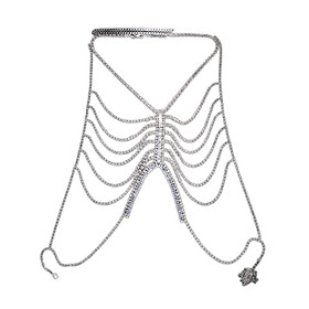 Body Chain Bra Chain Body Jewelry Beach Necklace Bikini for Prom Nightclub