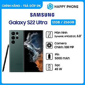 Mua Điện thoại Samsung Galaxy S22 Ultra 5G 12GB/256GB - Hàng chính hãng - ĐÃ KÍCH HOẠT BẢO HÀNH ĐIỆN TỬ