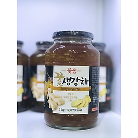 Mật ong gừng Hàn Quốc chai 1Kg