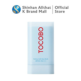 Kem Chống Nắng Dạng Thỏi Tocobo Che Khuyết Điểm Cotton Soft Sun Stick SPF50+ PA++++