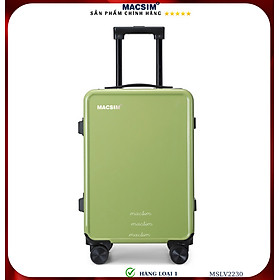 Vali cao cấp Macsim SMLV2230 cỡ 20 inch màu xanh (green)- Hàng loại 1