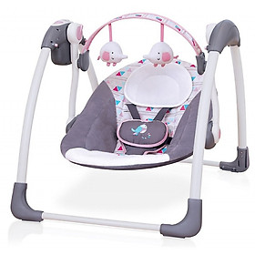 Xích Đu Đung Đưa Có Nhạc Trắng Và Hẹn Giờ Kiêm Nôi Điện Ru Ngủ Cho Bé Mastela 6503/6504