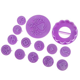 14 Styles Cake Biscuit Chocolate Sugarcraft Decorating Embossing Mold Kitchen Baking Tools Accessories
