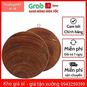 Thớt gỗ nghiến không tâm siêu bền size 40 /45 cm