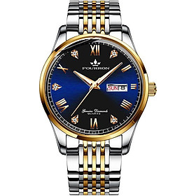 Đồng hồ nam FOuRRON F288 santafe watch 2020 chạy 2 Lịch dây thép không gỉ cao cấp