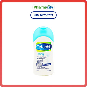 Cetaphil Baby Gentle Wash & Shampoo 50ml