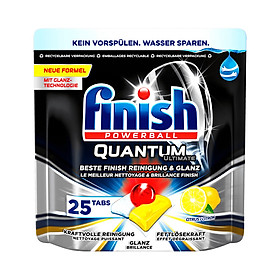 Túi 25 viên rửa bát Finish QuanTum- Hàng Nhập Khẩu Đức