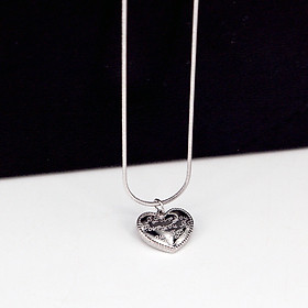 Dây chuyền inox trái tim khắc chữ I Love You ý nghĩa