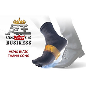 Tất Vớ Xỏ Ngón văn phòng Phiten Business socks AL923073/AL923073