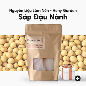 Sáp Đậu Nành Làm Nến Thơm Tặng Kèm Bấc Heny Garden