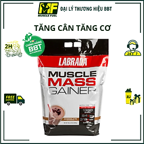 Sữa hổ trợ tăng cân tăng cơ Muscle Mass Gainer Chocolate 5,4kg  tặng Bình lắc - Chocolate