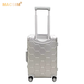 Vali nhôm đúc 20 inch – Khóa vân tay – Lỗi nhẹ nứt nhựa trong | Có video thật | Duy nhất 1 cái | Giá tốt