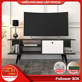 Mua Kệ tivi gỗ hiện đại SMLIFE Timpano | Gỗ MDF dày 17mm chống ẩm | D140xR35xC45cm