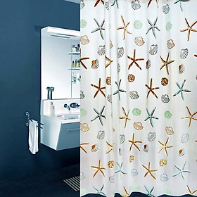 Mua Rèm cửa nhà tắm vải PEVA mềm  mỏng  không thấm nước (rộng 1m8  dài 2m)