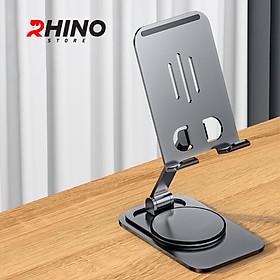 Mua Kệ đỡ điện thoại 360° Rhino KP301  giá đỡ nhôm cao cấp để bàn tiện lợi có thể gấp gọn - Hàng chính hãng