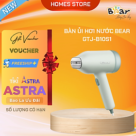 Bàn Ủi Hơi Nước Cầm Tay BEAR GTJ-B10S1 Không Làm Hư Quần Áo Làm Nóng 10 Giây Công Suất 1000 W - Hàng Chính Hãng