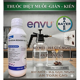 (Ko mùi) Hàng ENVU- Thuốc Aqua Resigen 10.4 EW diệt muỗi, kiến, gián, rệp, bọ xít.... Bộ Y tế cho phép lưu hành