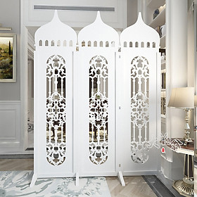 Mua bình phong lâu đài phong cách Châu Âu bộ 3 tấm
