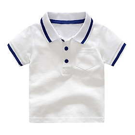 ÁO POLO COTTON BÉ TRAI 11-30KG BASIC