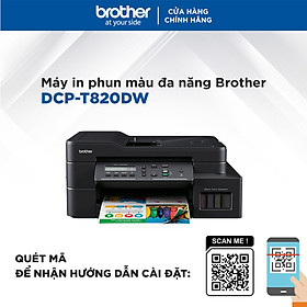 Máy in phun màu đa năng Brother DCP-T820DW - Hàng chính hãng