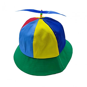 Propeller Hats Helicopter Cap Unique Gift Multicolor Comfortable Funny Dragonfly Beaded  Hat Rainbow Top Hat for Fancy Dress Costume