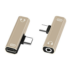 Fun Type-C to 3.5mm AUX Jack Audio Charging Adapter for Huawei Xiaomi Samsung Cellphone