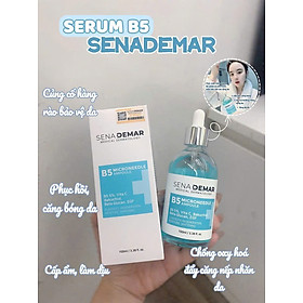 Serum B5 Senademar chai 100ml hạn 2029 Hàn Quốc Serum SENA DEMAR B5 MICRONEEDLE Ampoule 50ml và 100ml cấp ẩm dưỡng trắng phục hồi căng bóng
