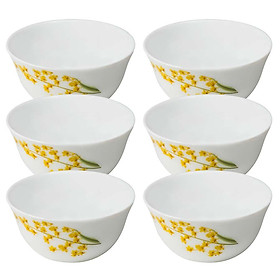 Mua Bộ 6 Chén Cơm Thủy Tinh 120 La Opala Diva Ivory Y.G  LAPB120YG