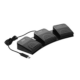 FS2020U1 USB Foot Switch Control Key Customized Computer Keyboard Action Pedal for Medical Devices Instruments Computers