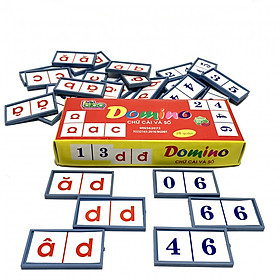Bộ Thẻ Flashcards Cho Bé Domino Chữ Cái Và Số Giúp Bé Rèn Luyện Tư Duy Logic BENRIKIDS-DMN