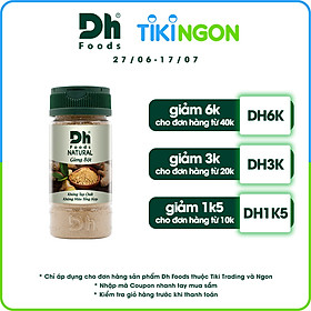 Natural Gừng bột 30gr Dh Foods