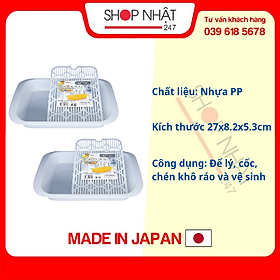 Mua Combo 2 khay úp cốc ly  chén nội địa Nhật Bản