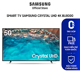 SAMSUNG TV Crystal UHD 4K BU8000 - Hàng chính hãng